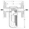 RVS Armstrong omgekeerde emmer condenspot&nbsp;&nbsp;|&nbsp;&nbsp;1800 Serie